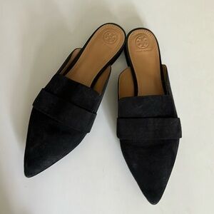 Tory Burch Suede Flat Mules, size 11